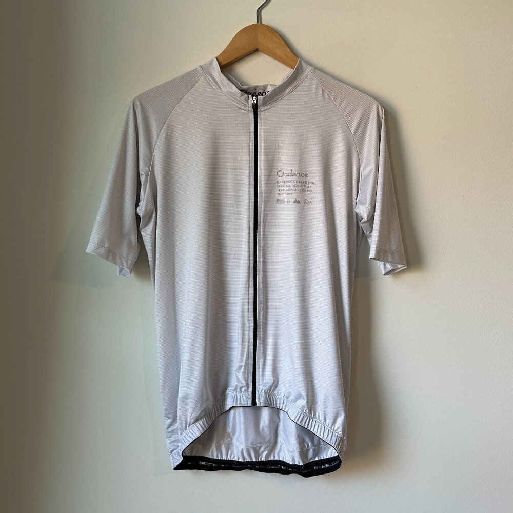 Men's Cadence Cycling Jersey, White